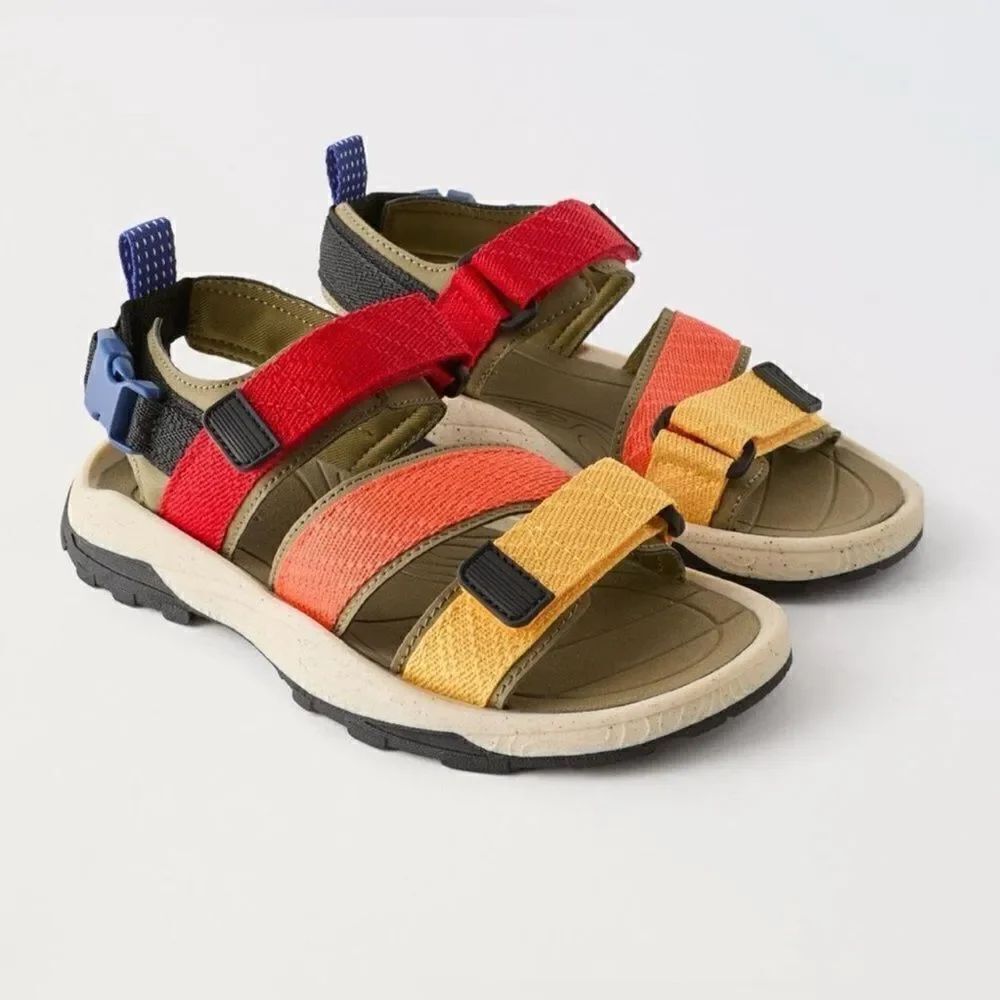 Zara Multicolored Sandals(Size 36/4.5)